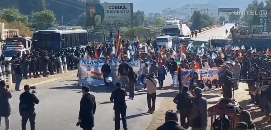 MARCHA DE EVO PODRÍA GENERAR…