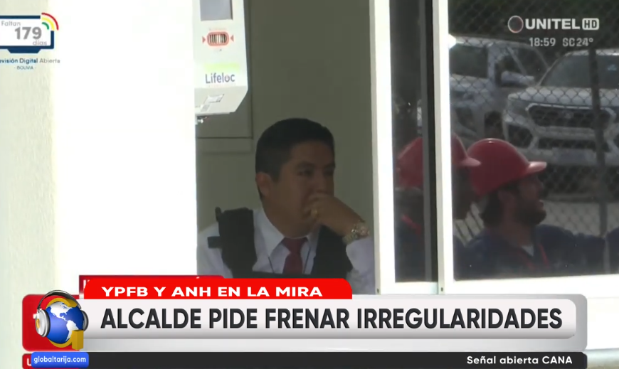 ALCALDE TORRES PIDE FRENAR IRREGULARIDADES EN YPFB Y ANH
