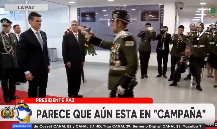 A UN MES DE ASUMIR EL PODER DICEN QUE PAZ HACE SOLO ANUNCIOS