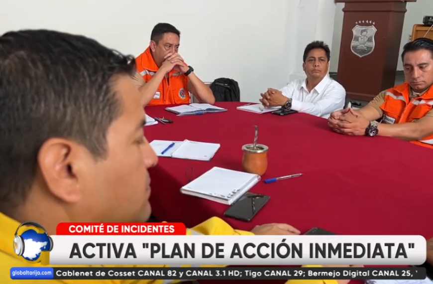 TOMAN PREVISIONES ANTE POSIBLE DESBORDE DE RÍOS TARIJEÑOS