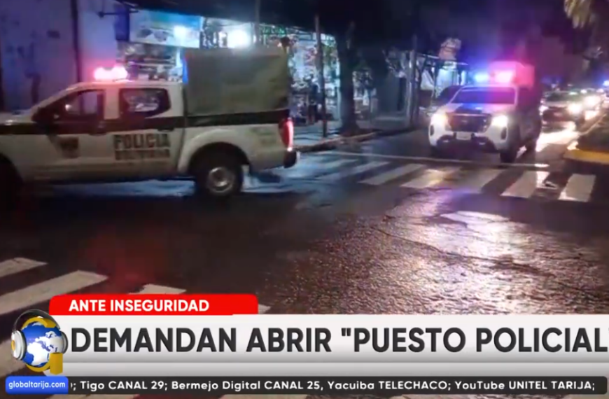 BARRIO FABRIL PIDE RE APERTURA DE PUESTO POLICIAL EN LA ZONA