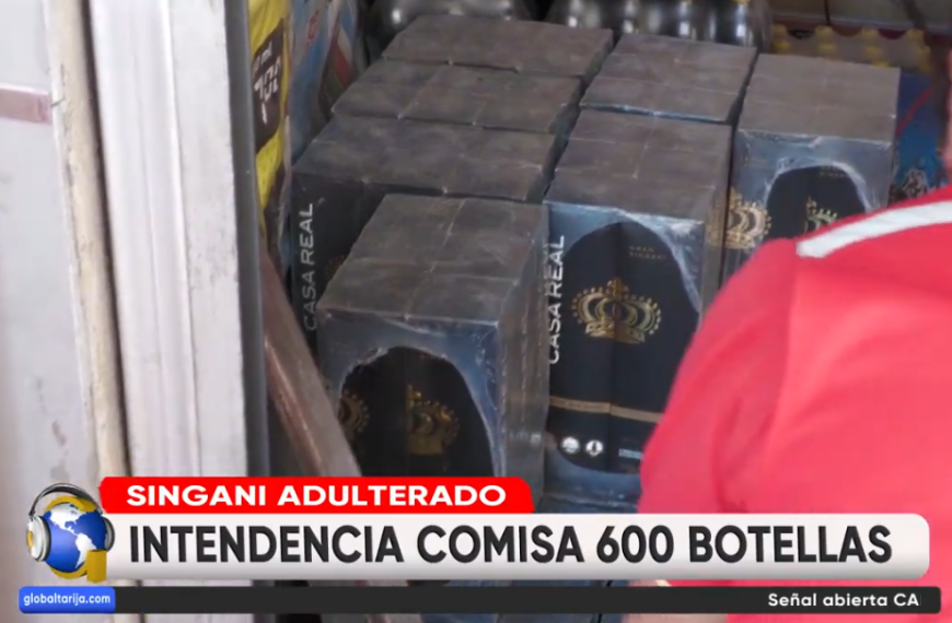 DECOMISAN 600 BOTELLAS DE SINGANI&hellip;