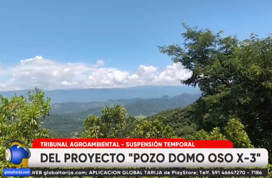 SUSPENCIÓN TEMPORAL DE POYECTO DE EXPLORACIÓN