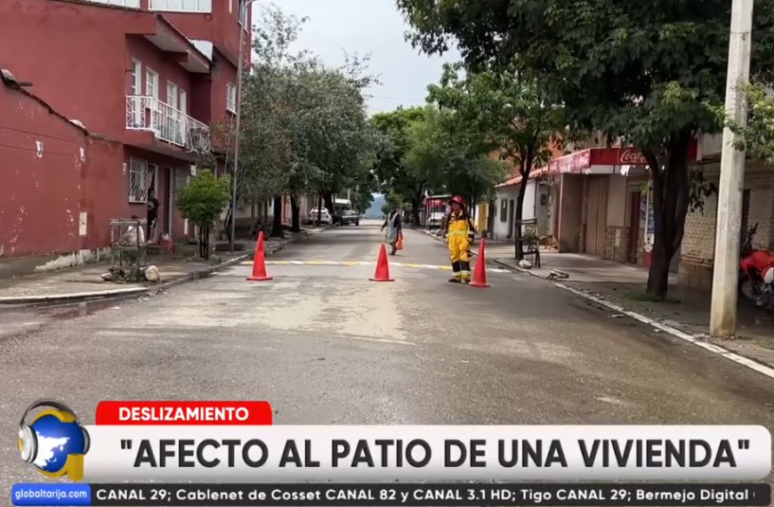 DESLIZAMIENTO EN BARRIO SAN MARTÍN&hellip;