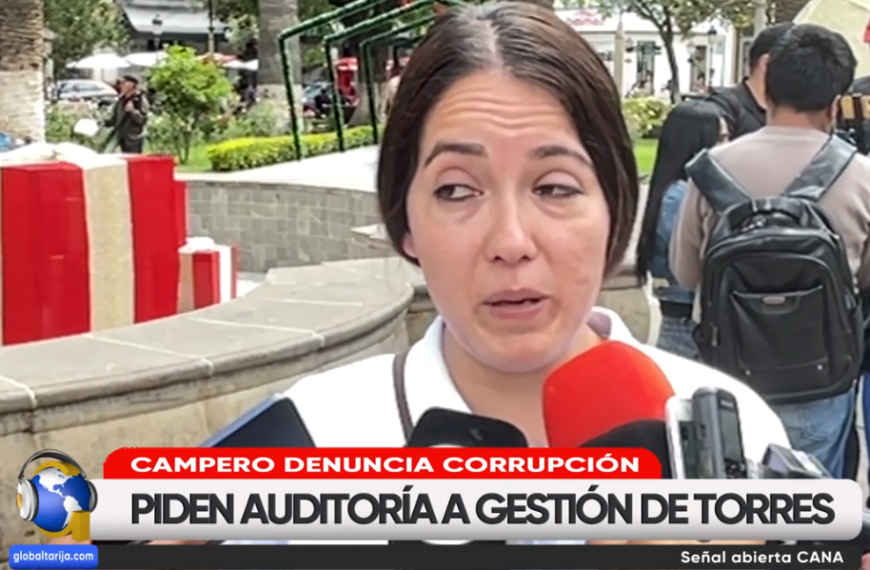 LUCIANA PIDE AUDITORIA A GESTIÓN DE TORRES POR PRESUNTA CORRUPCIÓN 