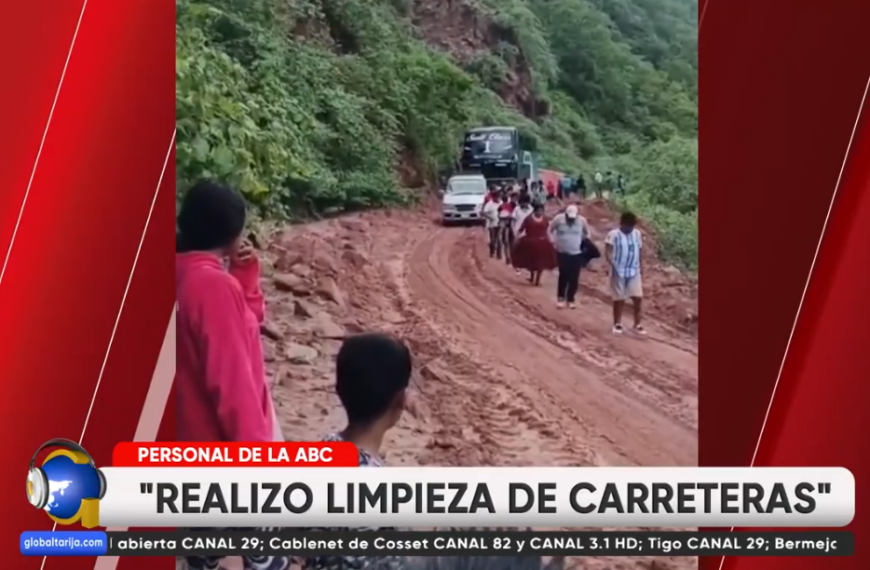 LA ABC ASEGURA QUE ESTÁ LIMPIANDO TRAMOS AFECTADOS POR DERRUMBES