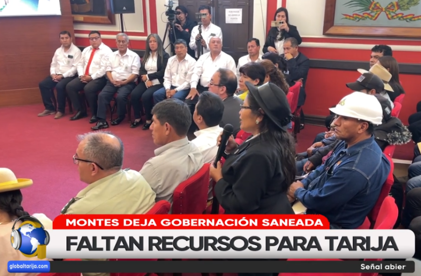 EN INFORME A TARIJA MONTES&hellip;