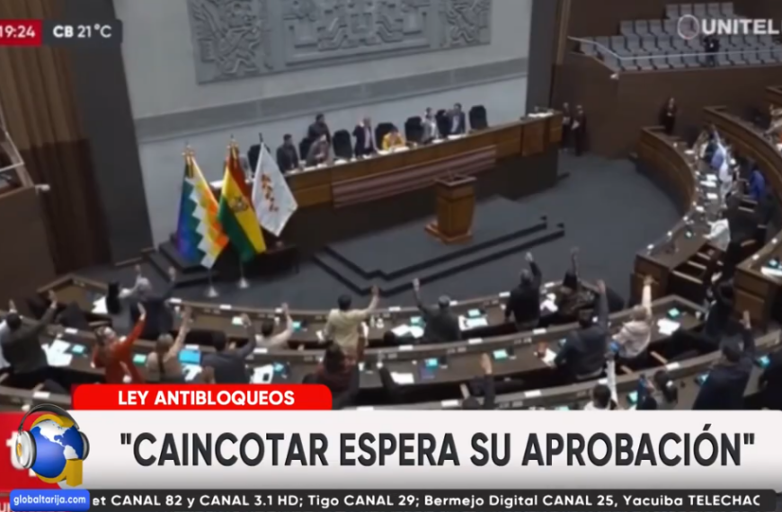 EMPRESARIOS DE TARIJA APOYAN LEY NACIONAL “ANTIBLOQUEOS”