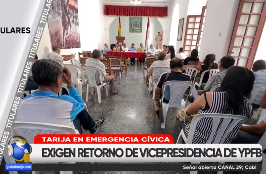 TITULARES GLOBAL TARIJA martes 27&hellip;