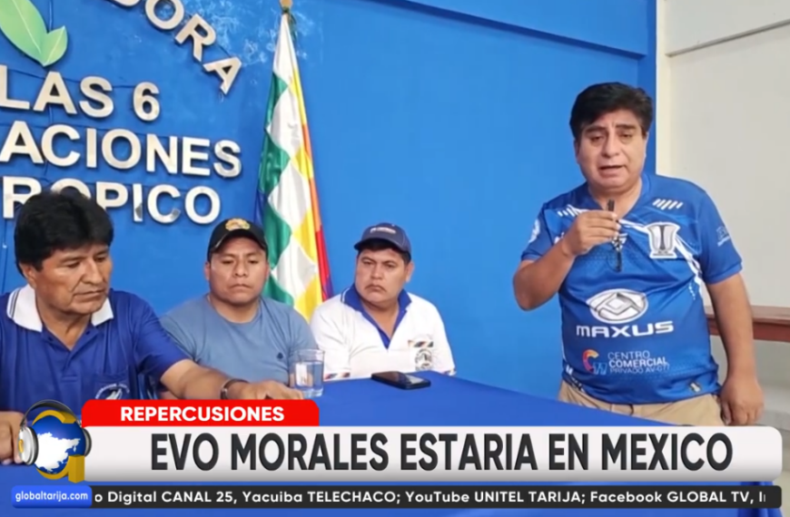 EVO HABRÍA FUGADO A MÉXICO&hellip;