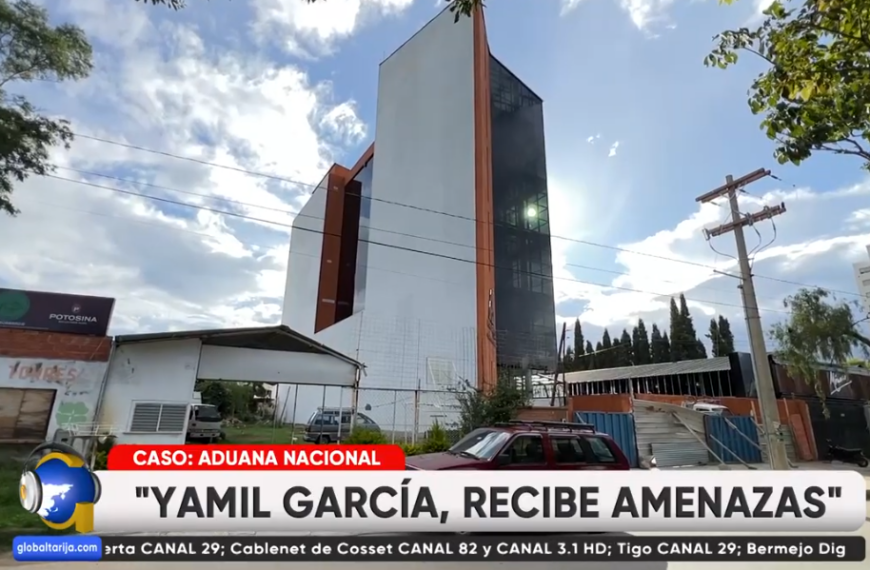 GARCIA DENUNCIA AMENAZAS POR INVESTIGACIÓN DE CORRUPCIÓN EN LA ADUANA