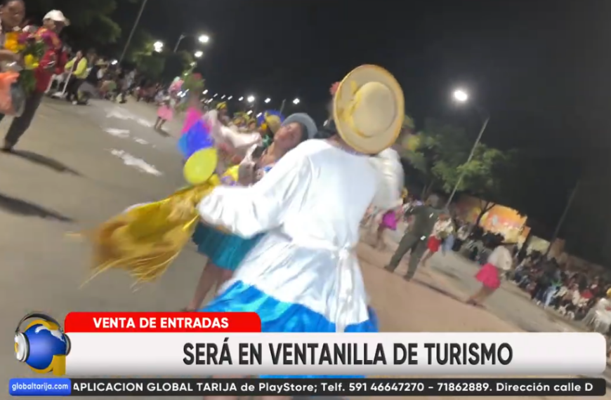 ENTRADAS PARA INGRESO DE COMADRES COSTARÁ BS. 10; PARA EL CORSO BS. 35