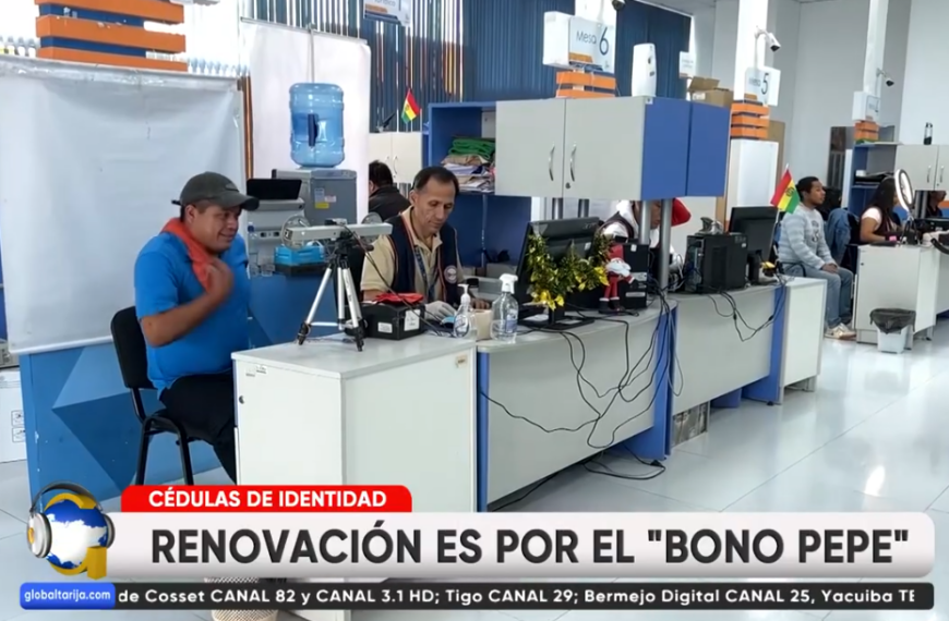 POR RECIBIR BONO “PEPE” CIUDADANOS TRAMITAN CÉDULA DE IDENTIDAD