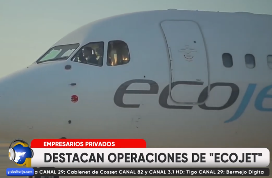 ECOJET REALIZA SU PRIMER VUELO&hellip;