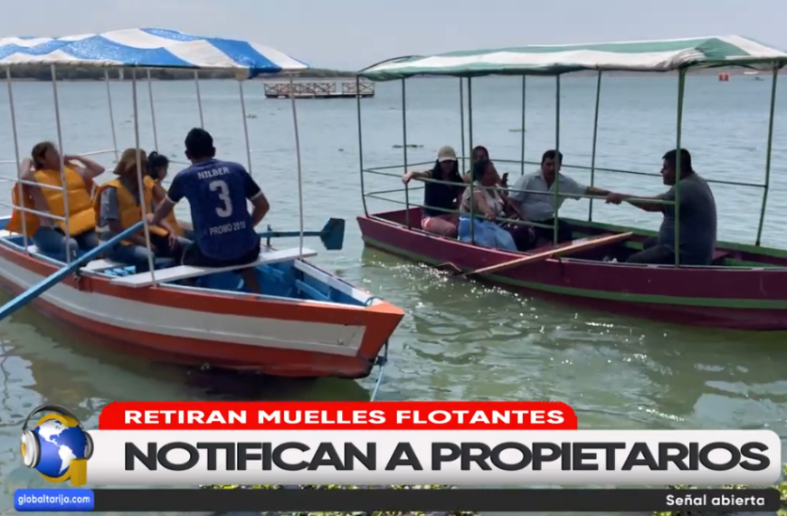 CABAÑAS FLOTANTES SON RETIRADAS DE SAN JACINTO