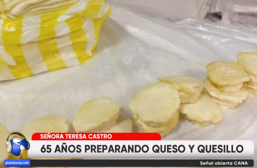 DOÑA TERESA VENDE QUESO DESDE HACE 65 AÑOS