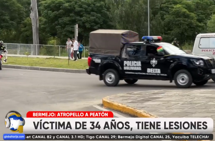 EN YACUÍBA CHÓFER FUGA TRAS ATROPELLAR A UNA PERSONA