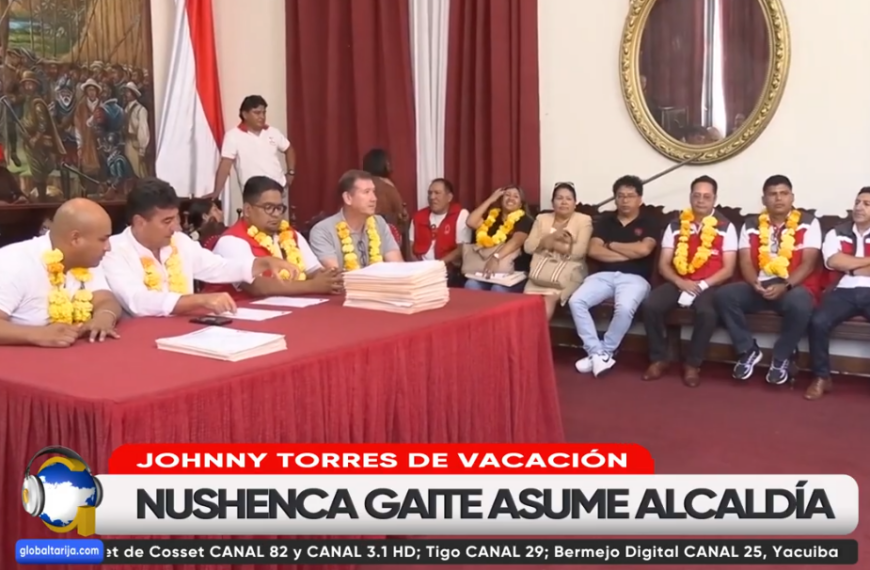 POR UN MES NUSHENCA GAITE SERÁ ALCALDESA DE LA CIUDAD DE TARIJA