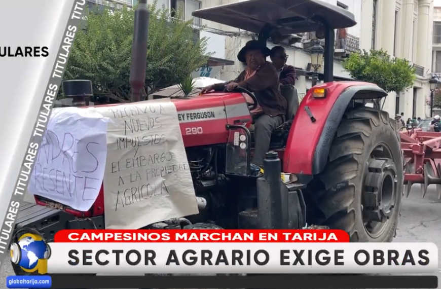 TITULARES GLOBAL TARIJA lunes 9 de marzo de 2026
