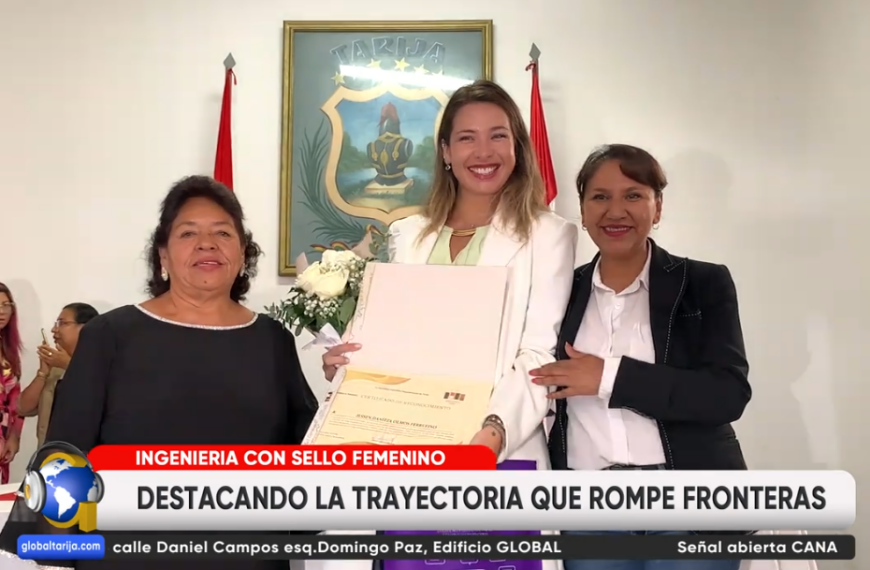 ASAMBLEA DISTINGUE A MUJERES TARIJEÑAS LÍDERES EN DIVERSAS RAMAS