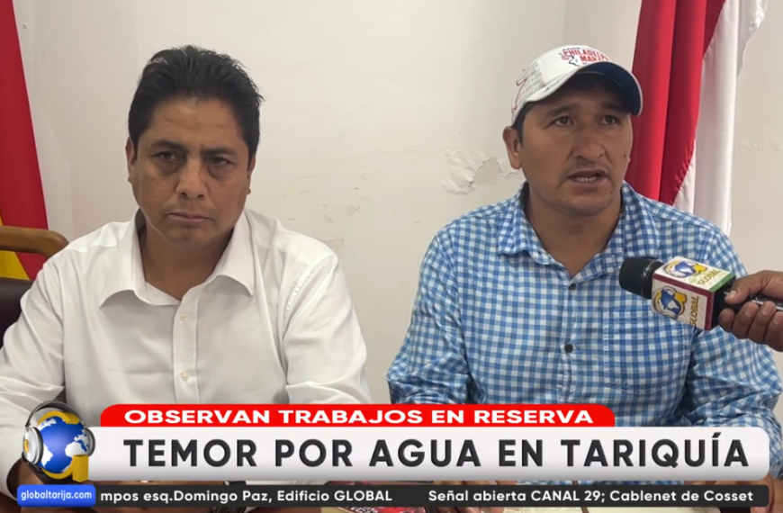 COMUNARIOS ADVIERTEN DE POSIBLES DAÑOS EN CABECERA DE TARIQUÍA