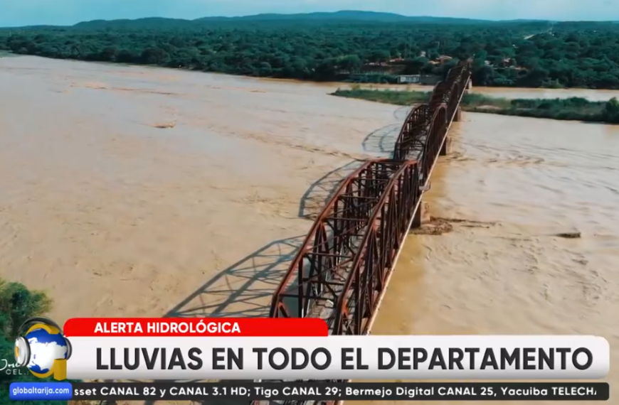 ALERTA: FUERTES LLUVIAS INCREMENTA CAUDAL DE RÍOS EN TARIJA