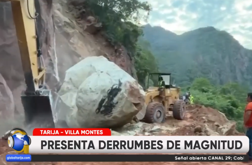 CARRETERA TARIJA- VILLA MONTES ESTA HABILITADA PARA VEHÍCULOS LIVIANOS