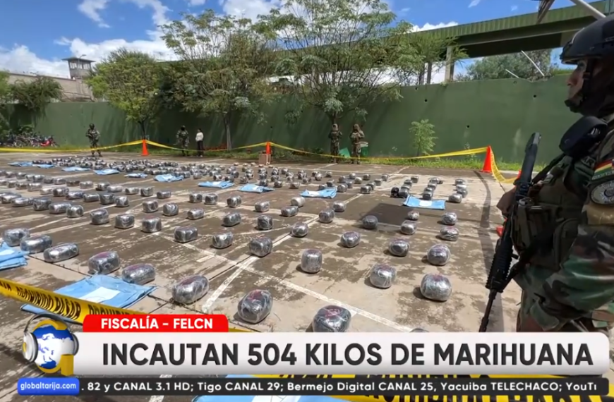 INCAUTAN 504 KILOS DE MARIHUANA QUE TENÍA COMO DESTINO ARGENTINA