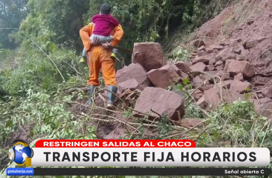 CONTINUARÁ RESTRICCIÓN A SALIDA DE VEHÍCULOS AL CHACO POR SEGURIDAD