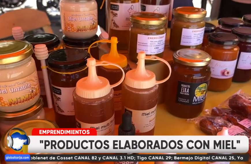 EMPRENDEDORAS PRESENTAN PRODUCTOS DERIVADOS DE LA MIEL