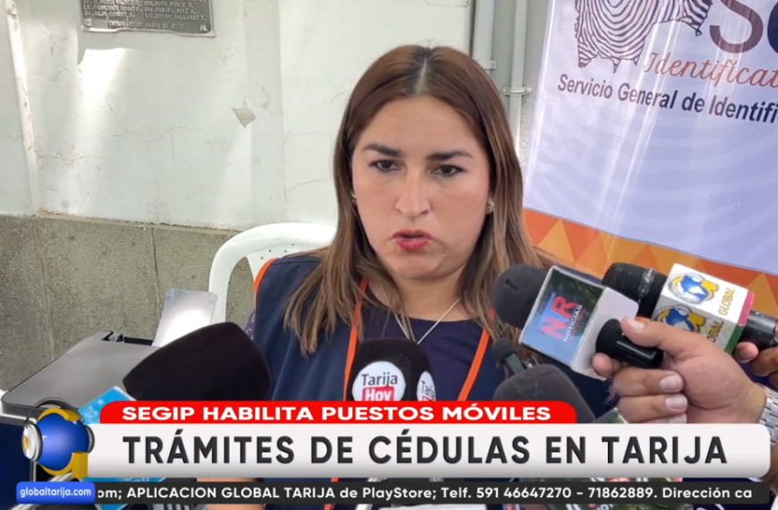 SEGIP EMITIRÁ CÉDULAS DE IDENTIDAD EN PUESTOS MÓVILES