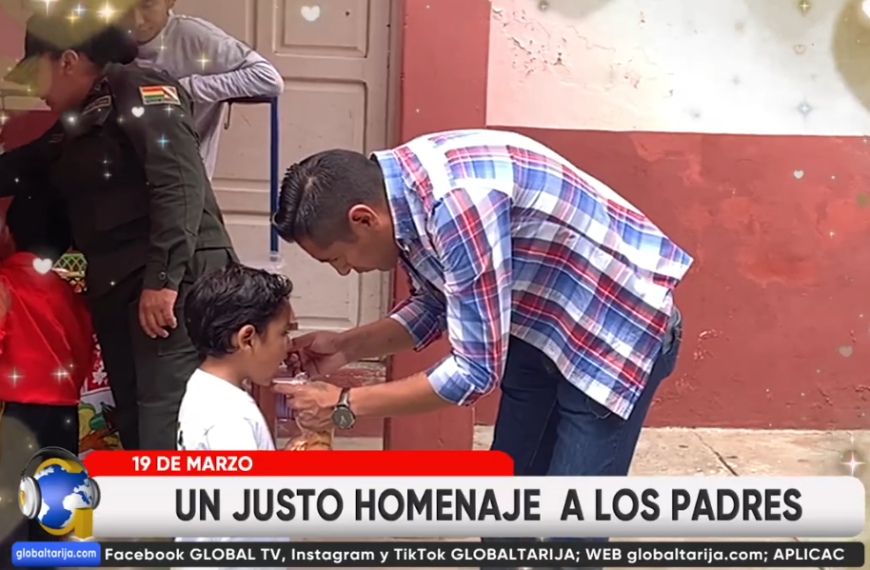 EN AMBIENTE FESTIVO CELEBRAN DÍA DEL PADRE BOLIVIANO