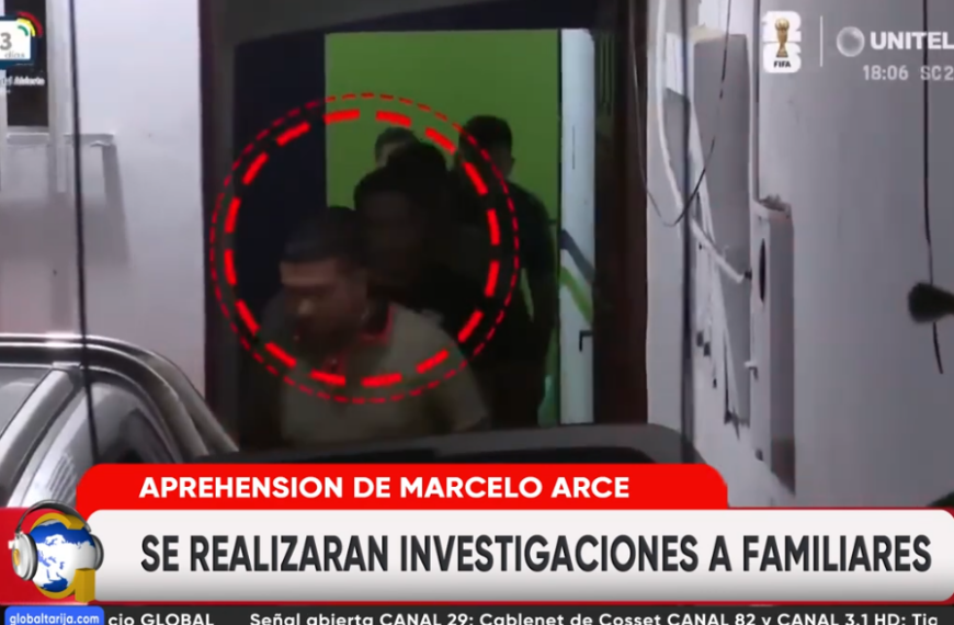 APREHENSIÓN DE MARCELO ARCE MOSQUEIRA GENERA OPTIMISMO