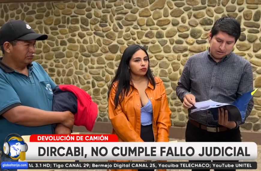 JUSTICIA EXIGE A DIRCABI DEVOLVER CAMIÓN QUEMADO